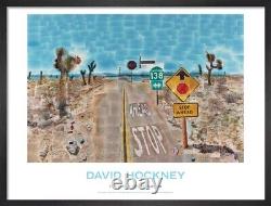 Impression lithographique offset de David Hockney, Pearblossom Highway, 94 x 68,5 cm