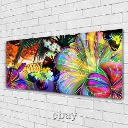 Impression sur verre - Art mural 125x50 Image Image Art Abstrait