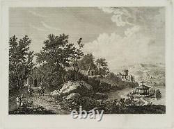 Inconnu (19ème Siècle), Paysage Arcadien Avec Temples Et Chapelles, Vers 1800, Roue