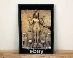 Ishtar/inanna Wall Art Decor Babylon-assyrian-akkadian-mesopotamian-goddess Art