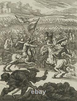 J. Meyer (1655-1712), Bataille D'équitation, Gravure