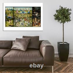 Jardin Des Plaisirs Terrestres Hieronymus Bosch Giclee Affiche D'art Murale Imprimer