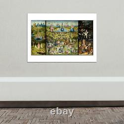 Jardin Des Plaisirs Terrestres Hieronymus Bosch Giclee Affiche D'art Murale Imprimer