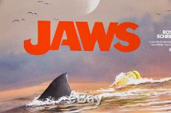 Jaws The Chase De Jc Richard Amity'74 Affiche De Gravure D'écran Art Mondo Artist