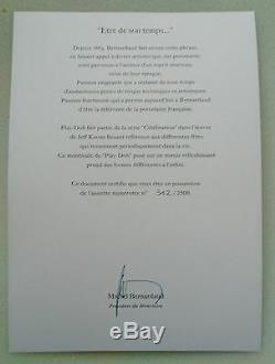 Jeff Koons Assiette En Porcelaine Émaillée Numérotée Play-doh Signée Bernardaud 2014 Menthe