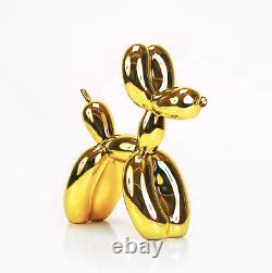 Jeff Koons (après) Gold Balloon Dog Édition Limitée Editions Studio Avec Cao
