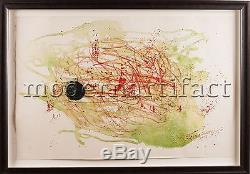 Joan Miro Série 1 Red Green Lithographie Limitée Mint Painting