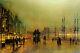 John Atkinson Grimshaw Glasgow Devanture De Boutique De Transport Routier Anglais Victorien