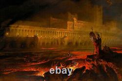 John Martin Pandemonium (1841) Affiche, Impression artistique, Peinture, Œuvre d'art, Cadeau