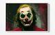 Joker 2019 3 Grande Toile Wall Art Float Effet/image/affiche Imprimé- Rouge