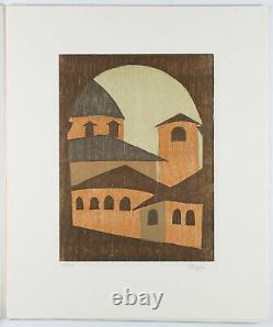 K. Herzer (1932), Adriatica, 5 Coupes De Bois De Peinture, Binder, Vers 1970, Farbho