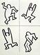 Keith Haring, Figures 1986, Lithographie Signée À La Main