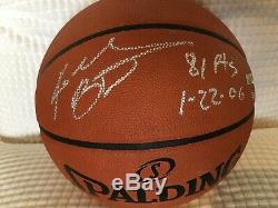Kobe Bryant Hand Print Autographié Basketball 81pts 11/81 Limited Edition