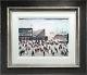 L S Lowry Signé Édition Limitée Print'going To The Match 'northern Art