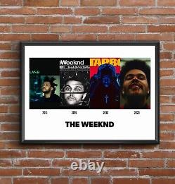 La discographie de The Weeknd - Affiche d'art de couverture multi-album pour la fête des pères