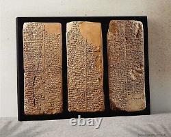 La liste des rois sumériens - Impression encadrée, toile, affiche Assyrienne Babylonienne Akkadienne
