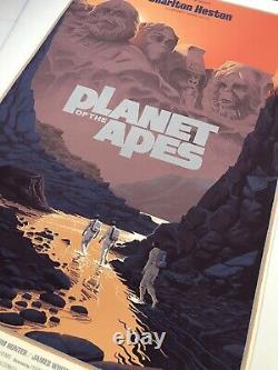 Laurent Durieux Signé Planète Des Singes Signé Mondo Film Print Poster Jaws