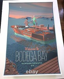 Laurent Durieux The Birds Bodega Bay Hitchcock Mondo Film D'art Affiche D'impression Jaws