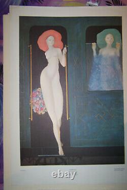 Leonor Fini Nacht Expreß Schuler Kunstdruck Impression D’art Antik Vintage Surréaliste