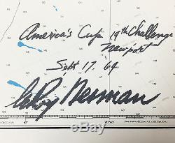 Leroy Neiman America's Cup Main Signe Serigraphie Sérigraphié Voile Art
