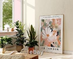 Les Impressions Florales du Jardin, Impression d'Art Mural Abstrait de Fleurs, Cadeau de Décoration Parfait