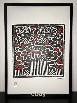 Lithograph (d'après) Keith HARING Édition limitée & Authentifiée 50x70 cm