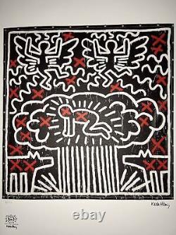 Lithograph (d'après) Keith HARING Édition limitée & Authentifiée 50x70 cm