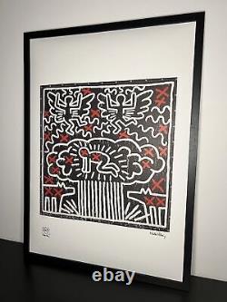 Lithograph (d'après) Keith HARING Édition limitée & Authentifiée 50x70 cm