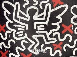 Lithograph (d'après) Keith HARING Édition limitée & Authentifiée 50x70 cm