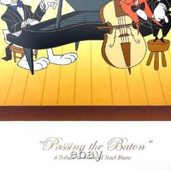 Lithographie en Édition Limitée 'Passing the Baton' de Looney Tunes, Numérotée avec Le