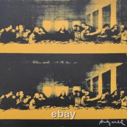 Lithographie en édition limitée signée d'Andy Warhol des années 1980 - La Cène