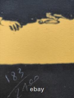 Lithographie en édition limitée signée d'Andy Warhol des années 1980 - La Cène
