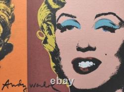 Lithographie en édition limitée signée d'Andy Warhol des années 1980 de Marilyn Monroe