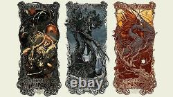 Lord Of The Rings Trilogy Par Aaron Horkey Mondo Screen Movie Print Poster Lotr