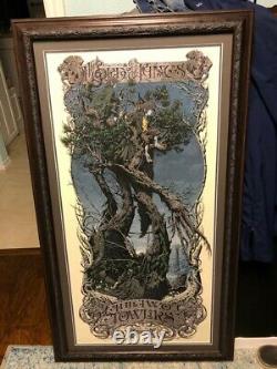 Lord Of The Rings Trilogy Par Aaron Horkey Mondo Screen Movie Print Poster Lotr