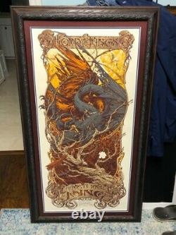 Lord Of The Rings Trilogy Par Aaron Horkey Mondo Screen Movie Print Poster Lotr