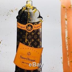 Louis Vuitton X Vueve Cliquot Spray Can 1/1 Original Mr Clever Art