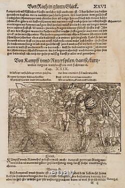 Maître Petrarca (15,16). Jhd), Chevaliers Dans Le Tournoi Avec L'épée, Vers 1520, Holzsch