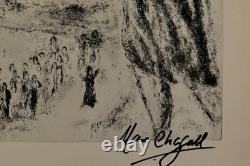 Marc Chagall, Lithographie originale signée à la main avec certificat d'authenticité et évaluation de 3 500 $.
