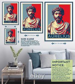 Marcus Aurelius Espoir 2 Affiche, Impression d'Art, Peinture, Œuvre d'Art, Cadeau