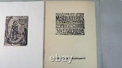 Marienleben, gravures sur bois par Elizabeth Coing, 1 sur 25, 10 gravures sur bois, 1919, G-785