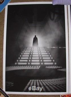 Marko Manev Star Wars Trilogy Lot De 4 Goulots D'affiches Pour Posters D'art Noir Variant