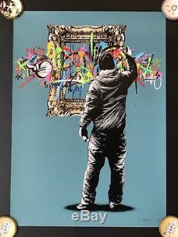 Martin Whatson'framed Blue Background 'extrêmement Rare! Edition De Seulement 10