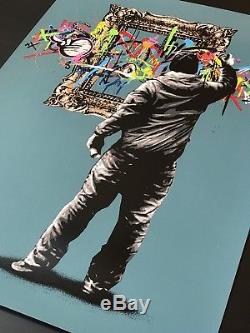 Martin Whatson'framed Blue Background 'extrêmement Rare! Edition De Seulement 10