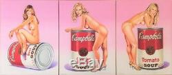 Mel Ramos Campbell's Soup Blondes Sérigraphie Originale Handsigniert