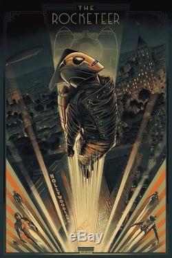 Mondo Poster The Rocketeer Variante César Moreno Disney Cyclope XX / 175