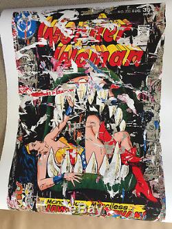 Mr. Brainwash Wonder Woman Reproduction Signée # De 100 Graffiti Mbw Art DC Comics