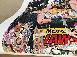 Mr. Brainwash Wonder Woman Reproduction Signée # De 100 Graffiti Mbw Art DC Comics