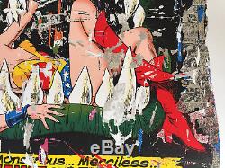 Mr. Brainwash Wonder Woman Reproduction Signée # De 100 Graffiti Mbw Art DC Comics