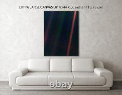 Nasas Pale Blue Dot De Voyager Canvas Box Art/ Photo Imprimer A4-a1
